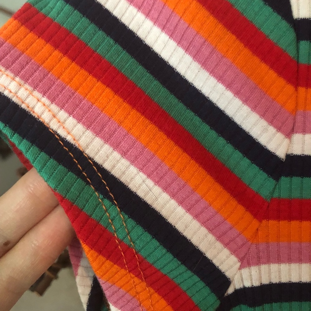 Stripe Ribbed Tee - Picture 3 of 4